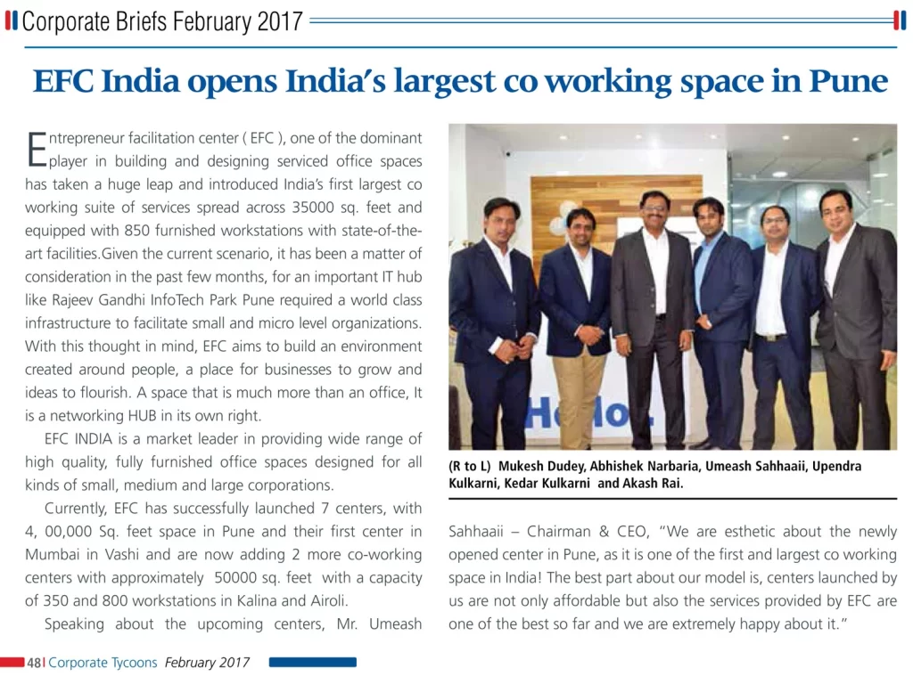 efc-India-opens-India-s-largest-co-working-space-in-pune-2